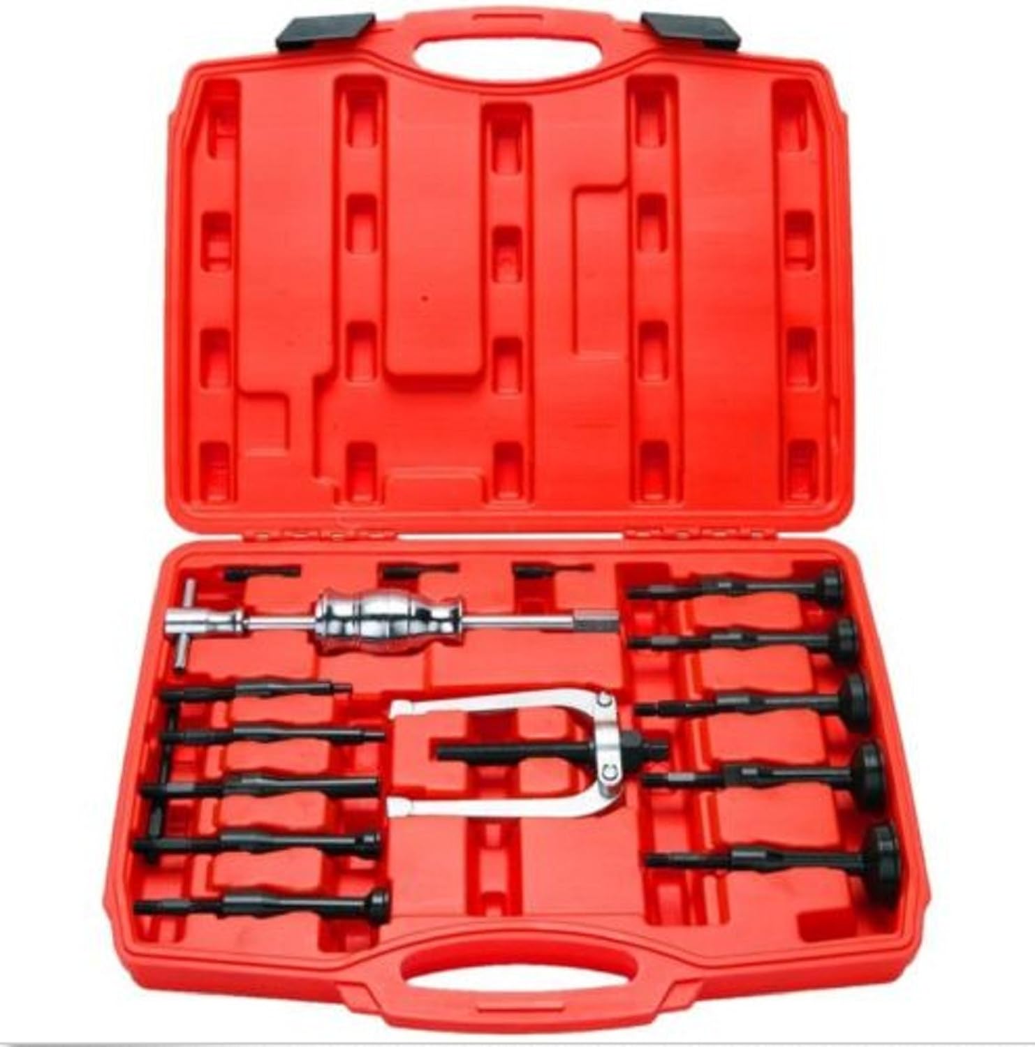 LIKE SHOP 16Pc Slide Hammer Blind Hole Pilot Bearing Puller Internal