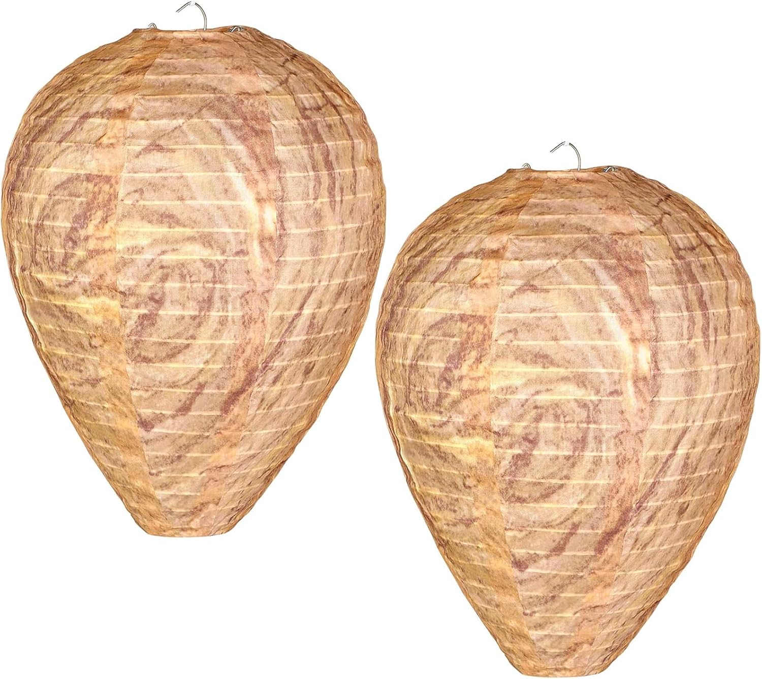 ダミーハチの巣 2個セット 蜂の巣よけ 模造されたハチの巣