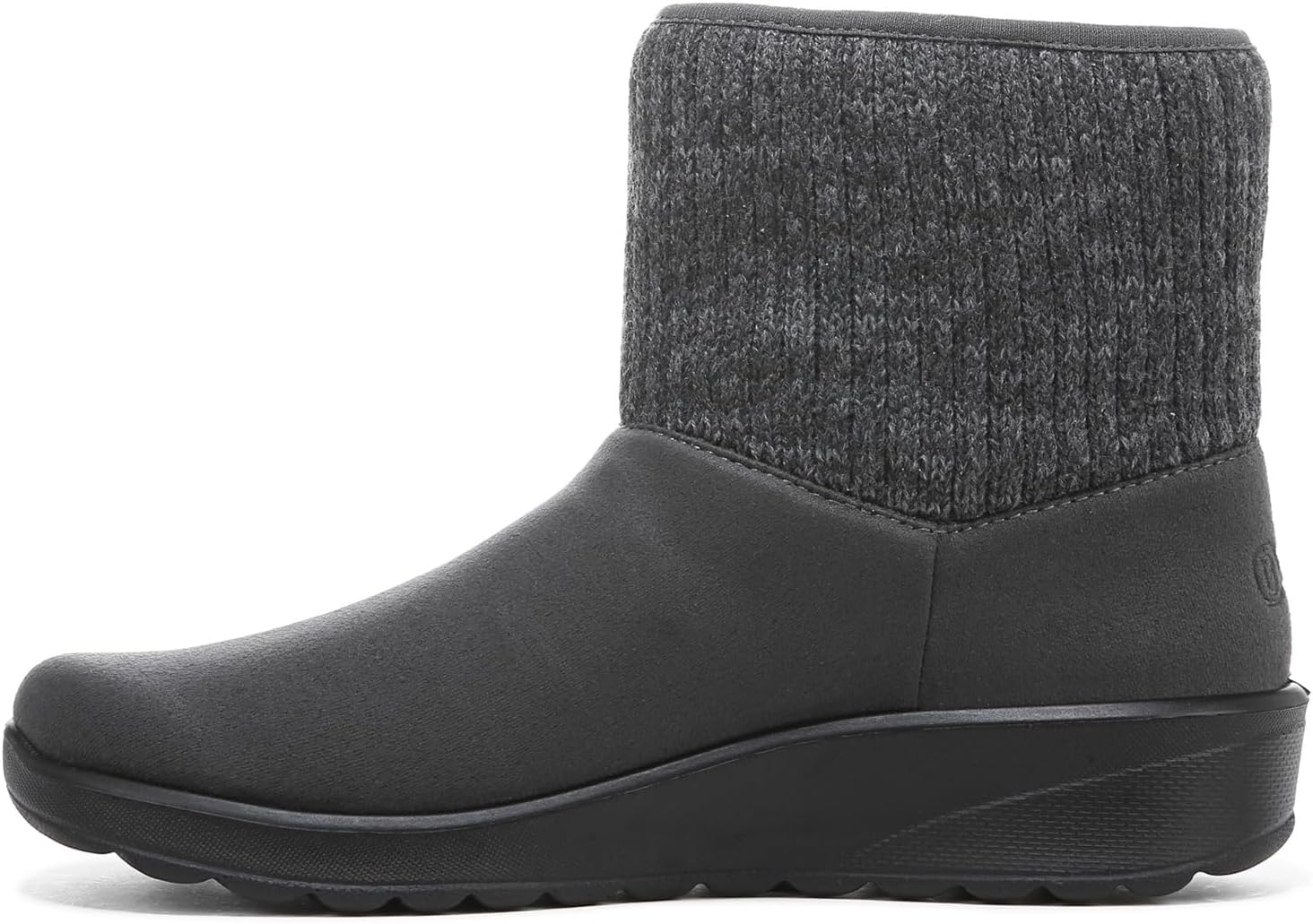 BZees Women's Gloria Ankle Boot, Dark Grey, 7