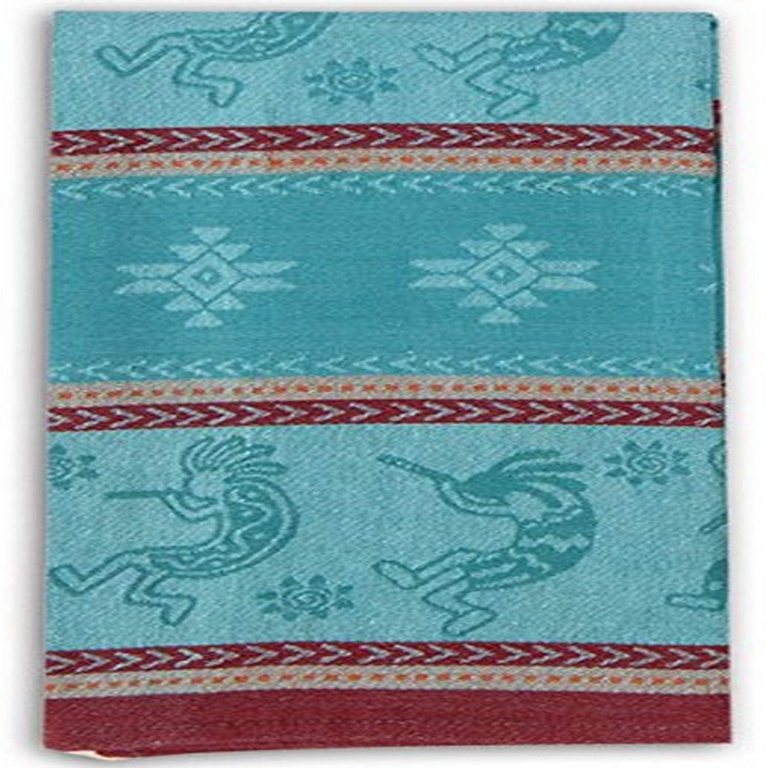 Kay Dee Designs V4183 Kokopelli Southwest Jacquard Tea Towel, Blue