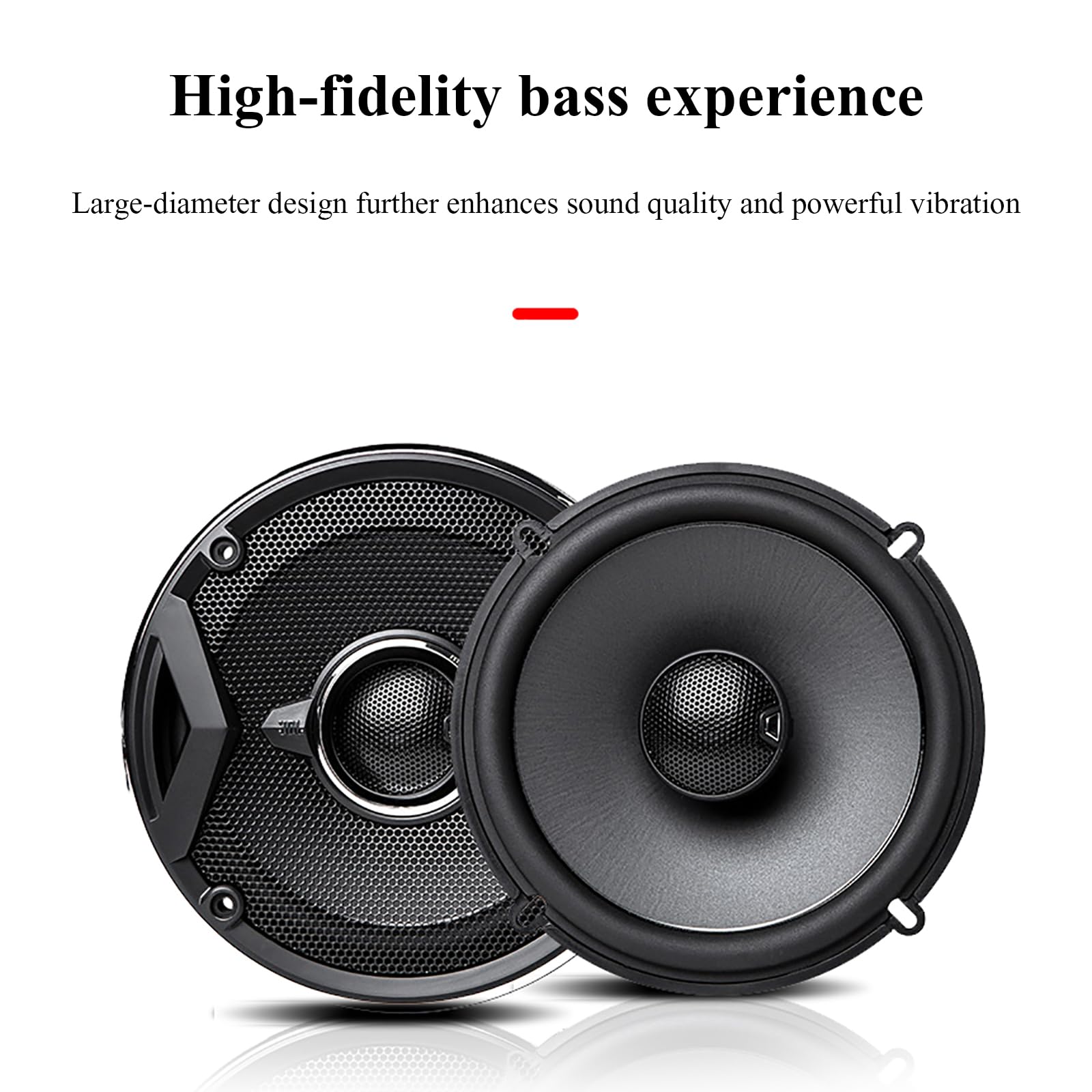 Amplificador para Coche, Altavoz Publicitario De Alta Potencia, Sonido De 360°, Compatible con Lectura De Disco TF/U, Conexión De Micrófono, Conexión BT, 4 Tweeters + 4 Woofers