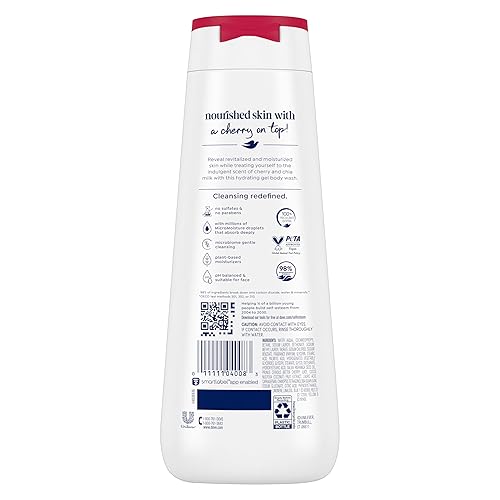 Vista 20 de Dove Serum Body Wash Glow Recharge ilumina y exfolia la piel con suero de vitamina C iluminador de 18.5 onzas líquidas