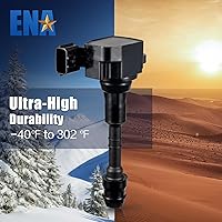 Vista 4 de ENA Juego de 6 bobinas de encendido y bujía de iridio compatibles con Nissan Infiniti FX35 M35 G35 350Z 2003 2004 2005 2006 2007 2008 3.5L repuesto