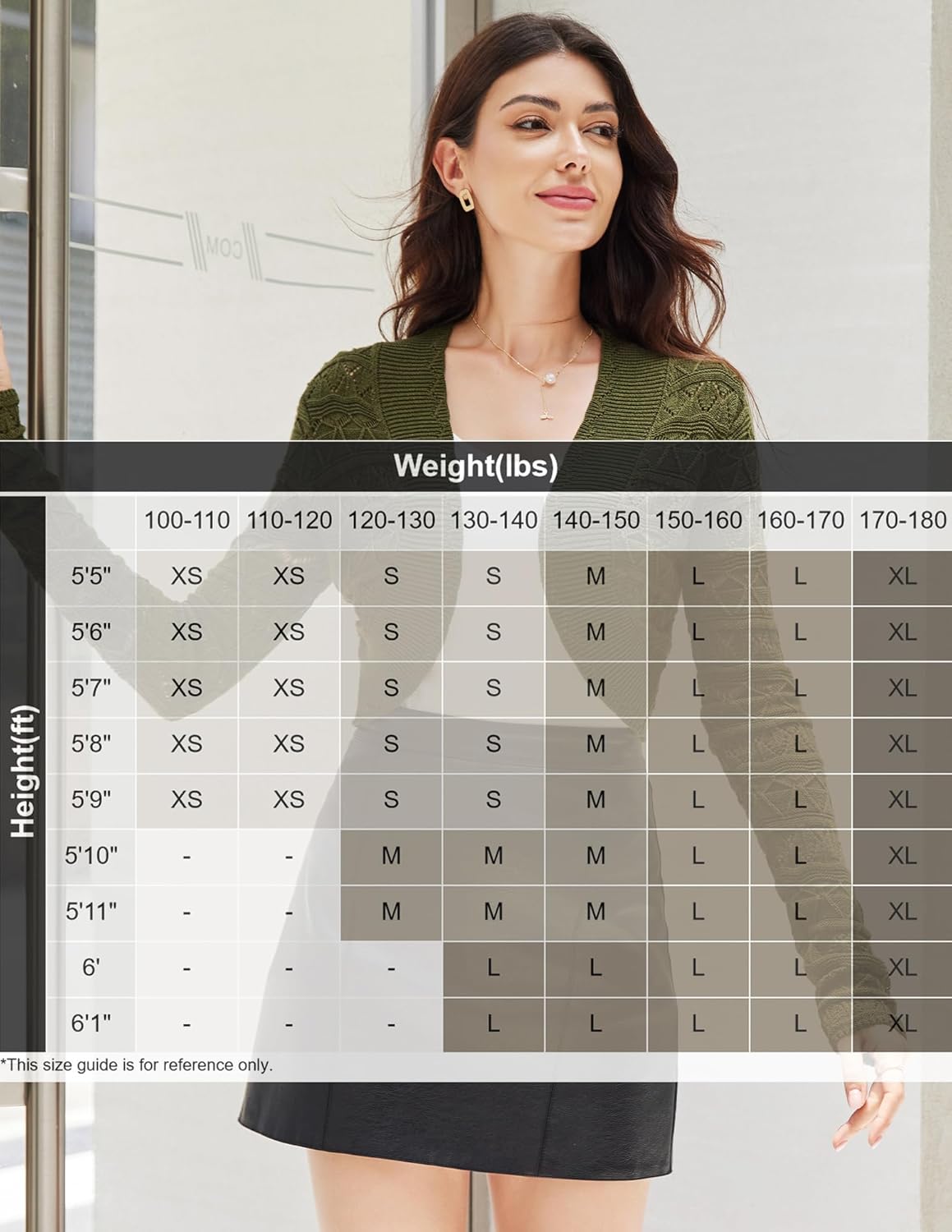 AmélieBoutik Women Long Sleeve Lightweight Cable Knit Hollow Out Cropped Cardigan Open Front Bolero Shrug - Image 5