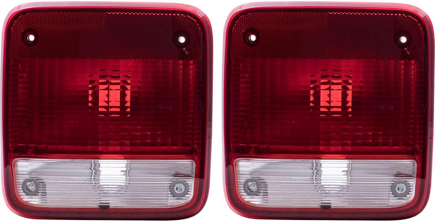 Brock Tail Light for 1985-1995 G10 for 1985-1995 G20 for 1985-1996 G30 for 1985-1996 G3500 for 1985-1989 P20 for 1985-1989 P2500 5977495 Set GM2800101