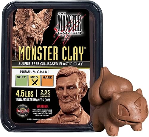 Arcilla de modelado de grado prémium Monster Clay (4.5 libras)
