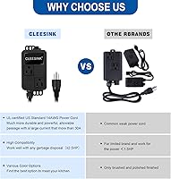 Vista 3 de Kit de interruptor de aire de eliminación de basura, interruptor de encendido/apagado con módulo de alimentación ABS, botón negro largo por CLEESINK