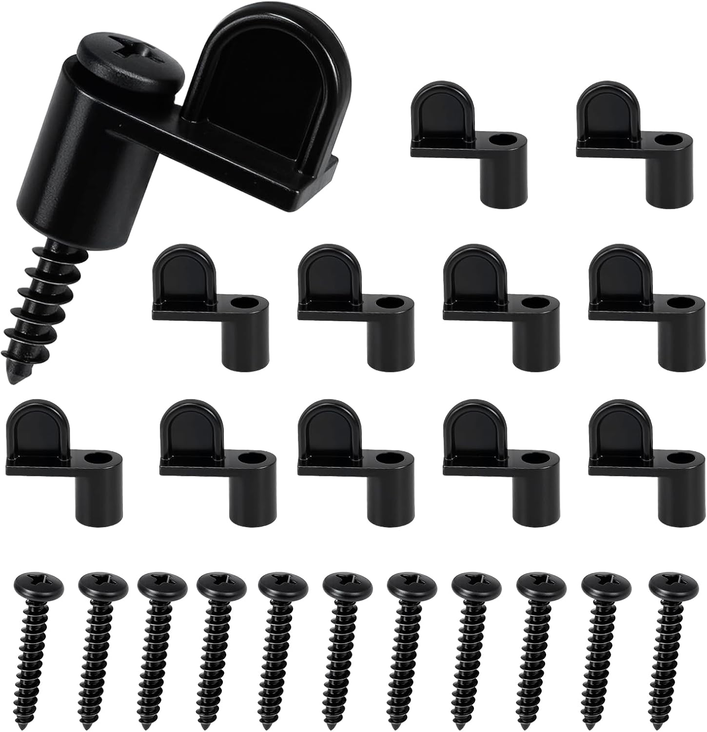 3/8 Inch Window Screen Clip + 5/16 Inch Window Screen Clip + 7/16 Inch Window Screen Clip with Screws
