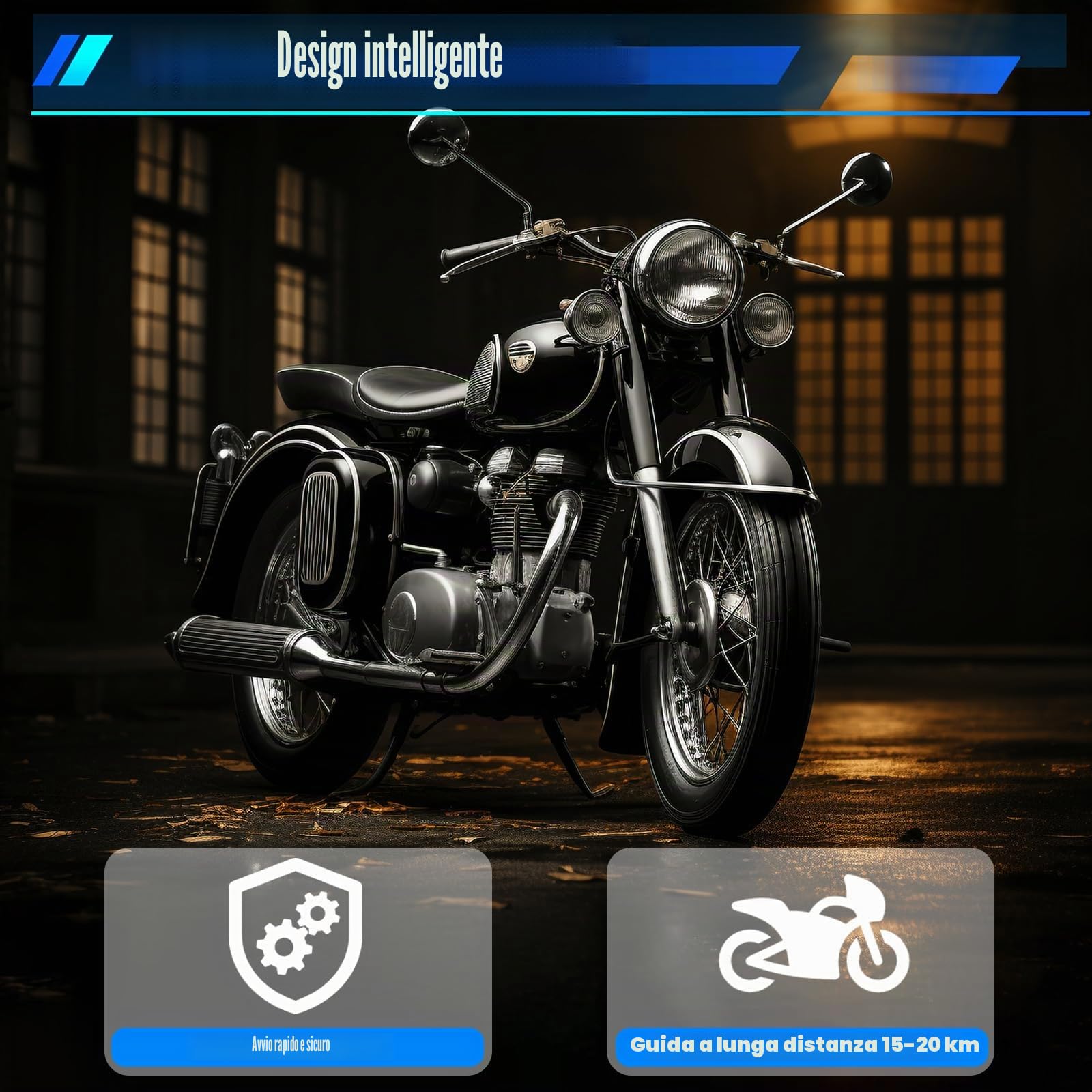 49 CC 2 tempi 3,5 CV Pocket Bike Motor, con pratico carburatore/filtro dell'aria, avviamento a fune, 8700 giri/min, mini motore a benzina Dirtbike motore per Pocket Bike, Mini Dirt Bike, ATV