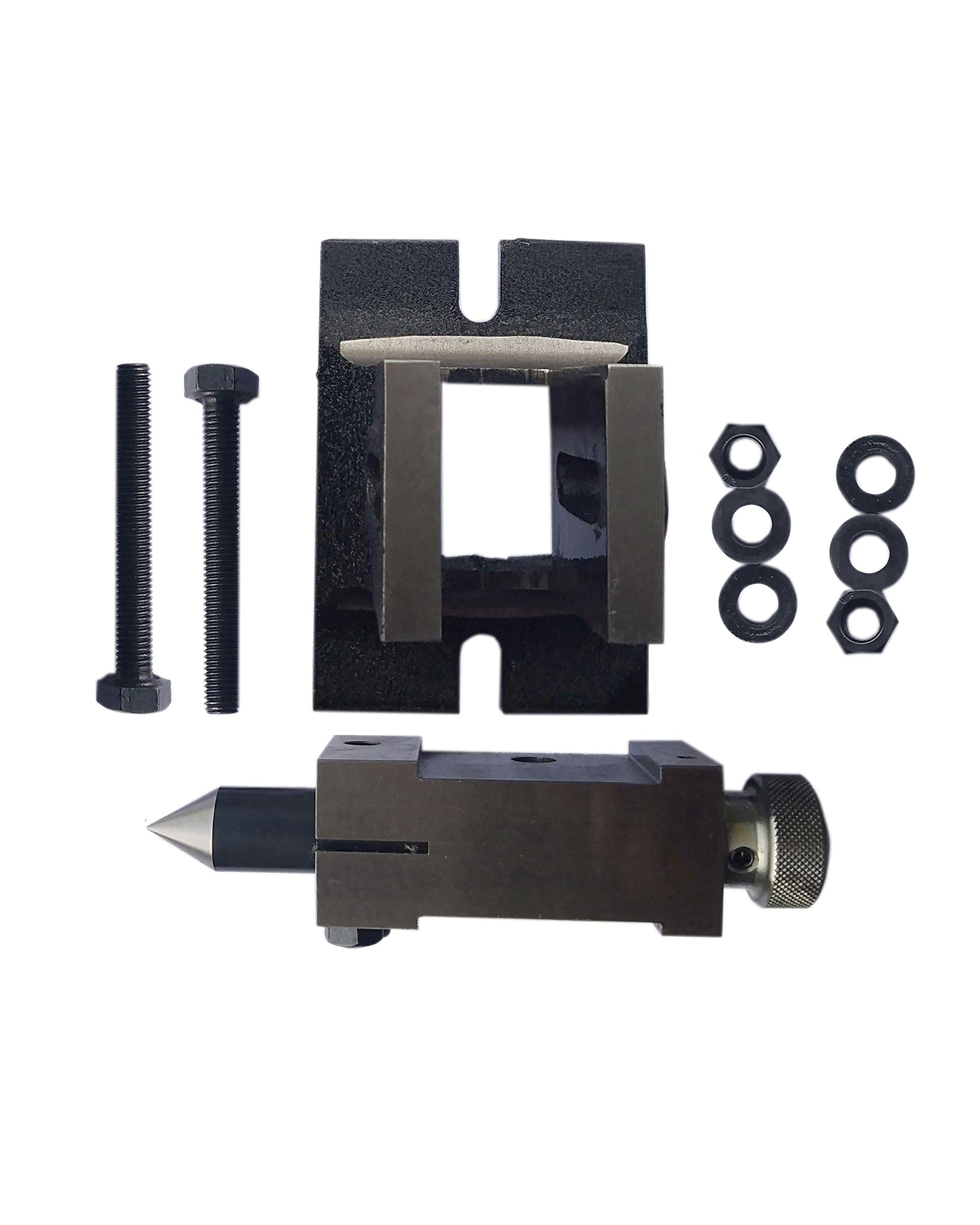 HV6 ROTARY TABLE 3 Slot+ DOUBLE BOLT TAILSTOCK + INDEXING PLATES SET