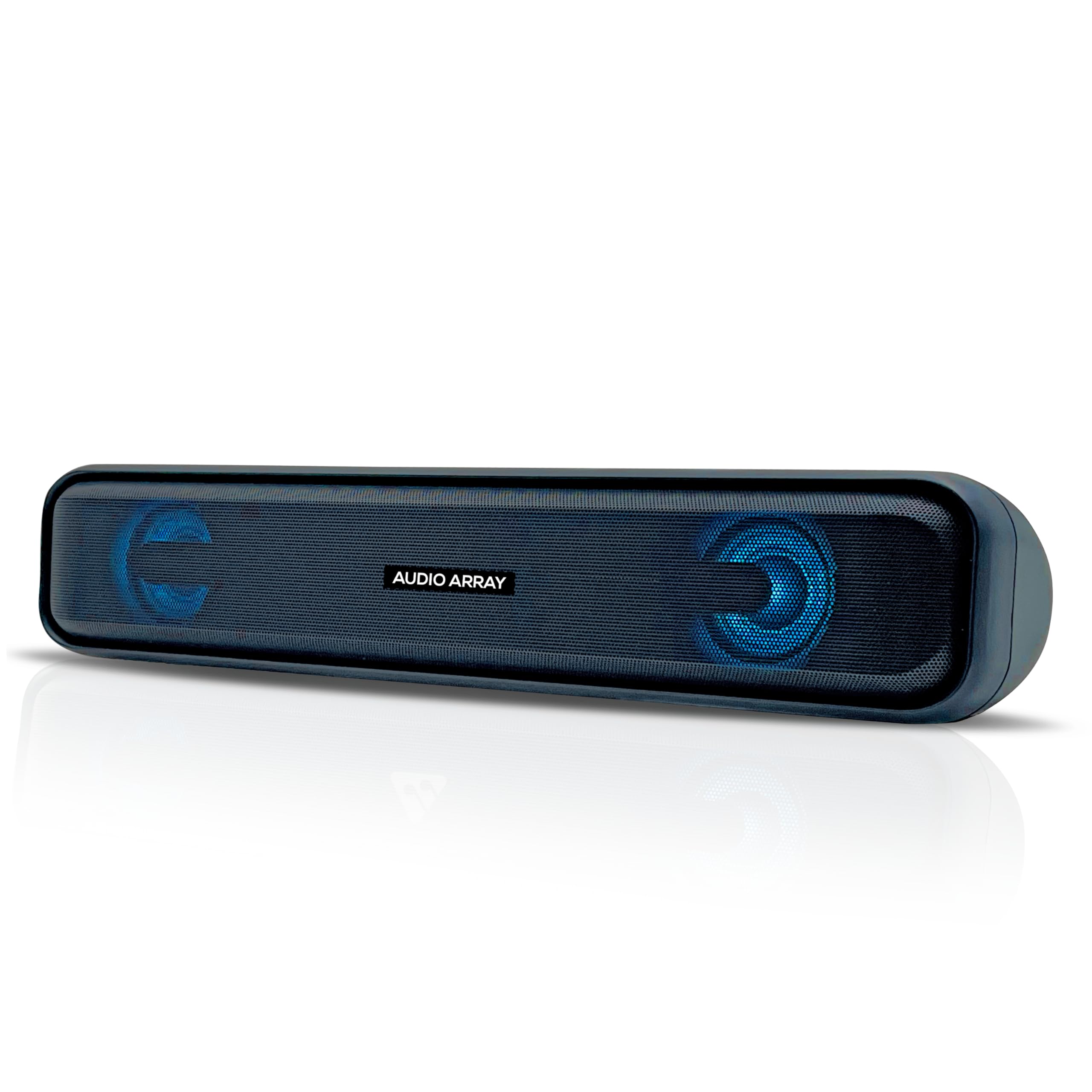 Audio Array SB-01 25W | 2.0 Sound Bar Speaker | BT v5.3 AUX, USB, TF Card, TWS Connectivity | Inbuilt FM Radio | Build in Mics | Dynamic LED Lights-image-4