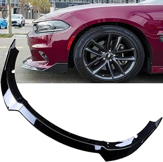 MUCO 3pcs Front Bumper Lip Kit for Dodge Charger 2015-2024 SRT
