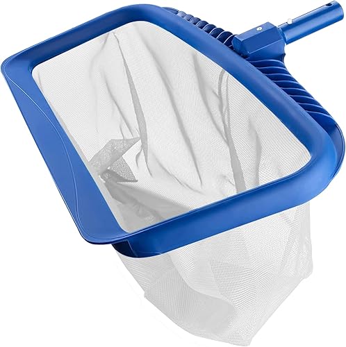 katikies Daveyspa - Red de desnatador de piscina, rastrillo de malla ultrafina, red desnatada de hojas de piscina para limpiar limo, arena, polen,