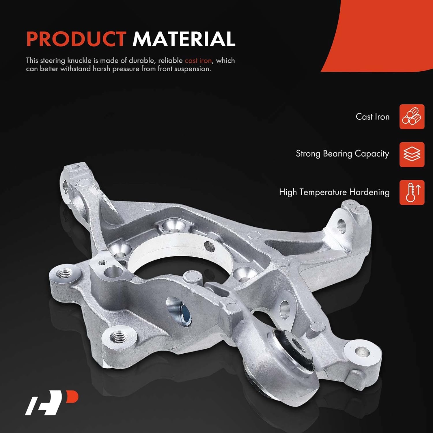 A-Premium Rear Right Suspension Steering Knuckle Compatible with Dodge Charger 2011-2023, Challenger 2011-2023 & Chrysler 300 2011-2023, 3.6L 5.7L, Passenger Side
