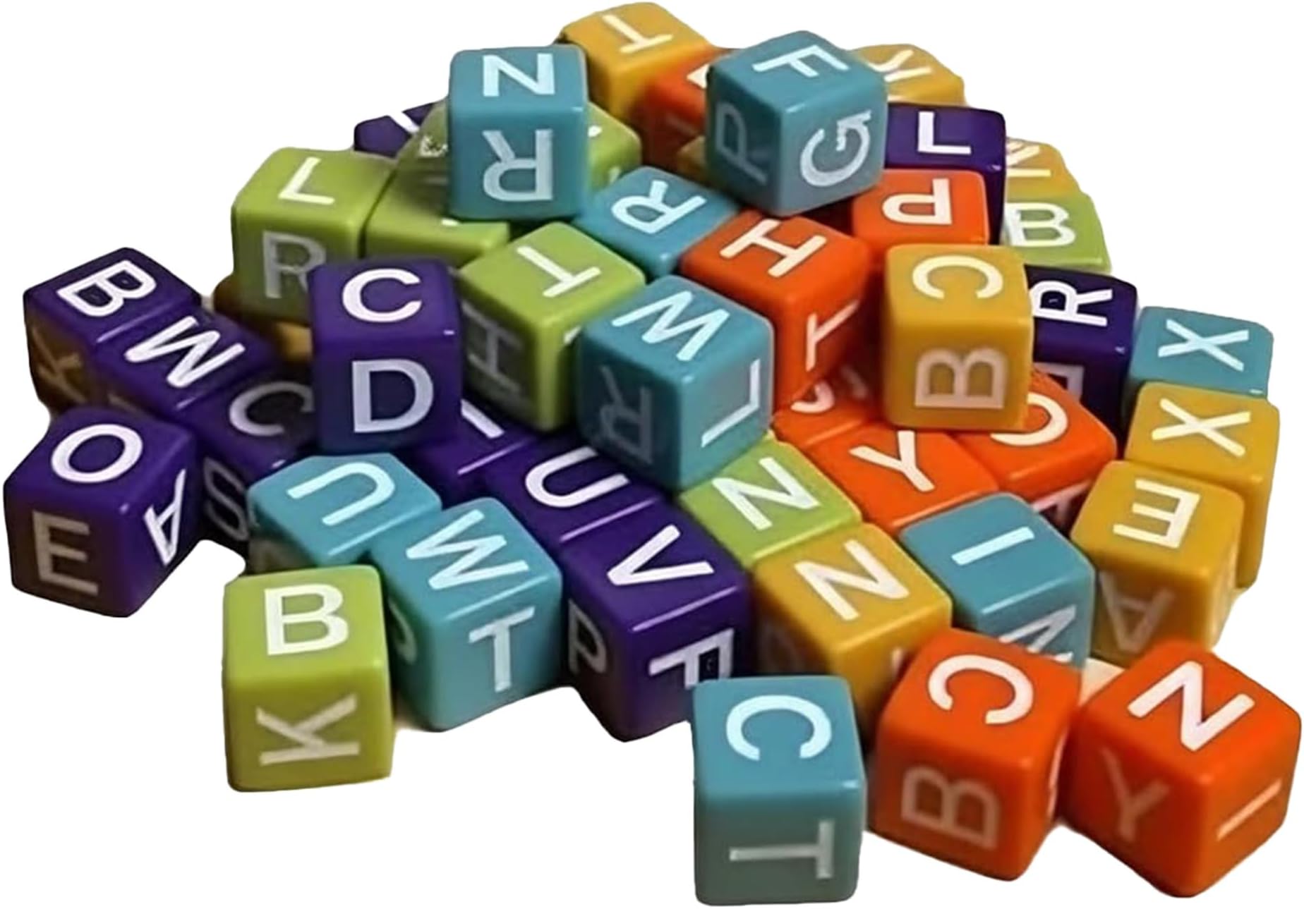 Scrambled Dice Word Game, Spelling Dice Game, Quick Thinking Exercise for Brainpower, Portable and Suitable for Parties, Family Nights and Travel Fun Set