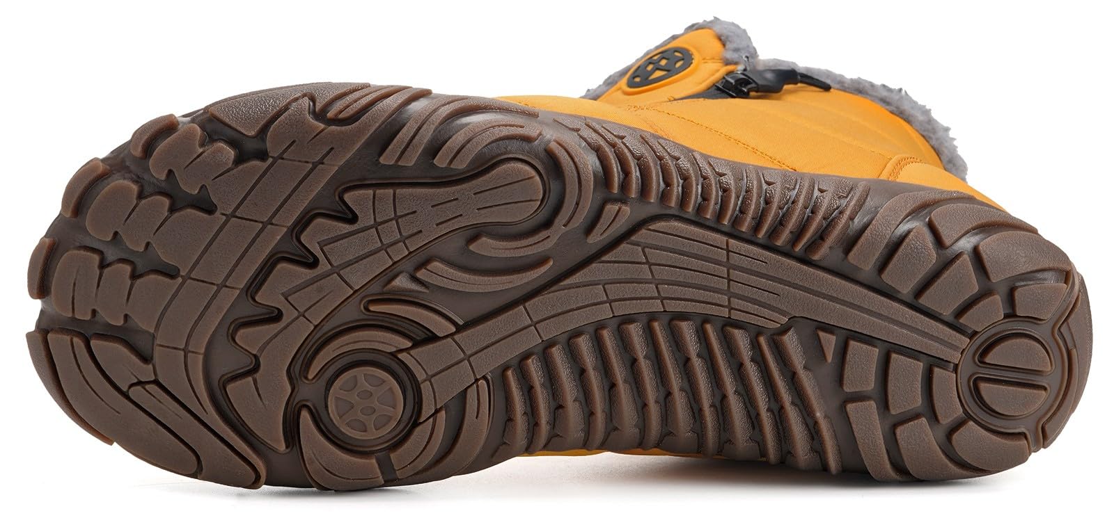 Eagsouni Barfußschuhe Winterschuhe Gefüttert Herren Damen