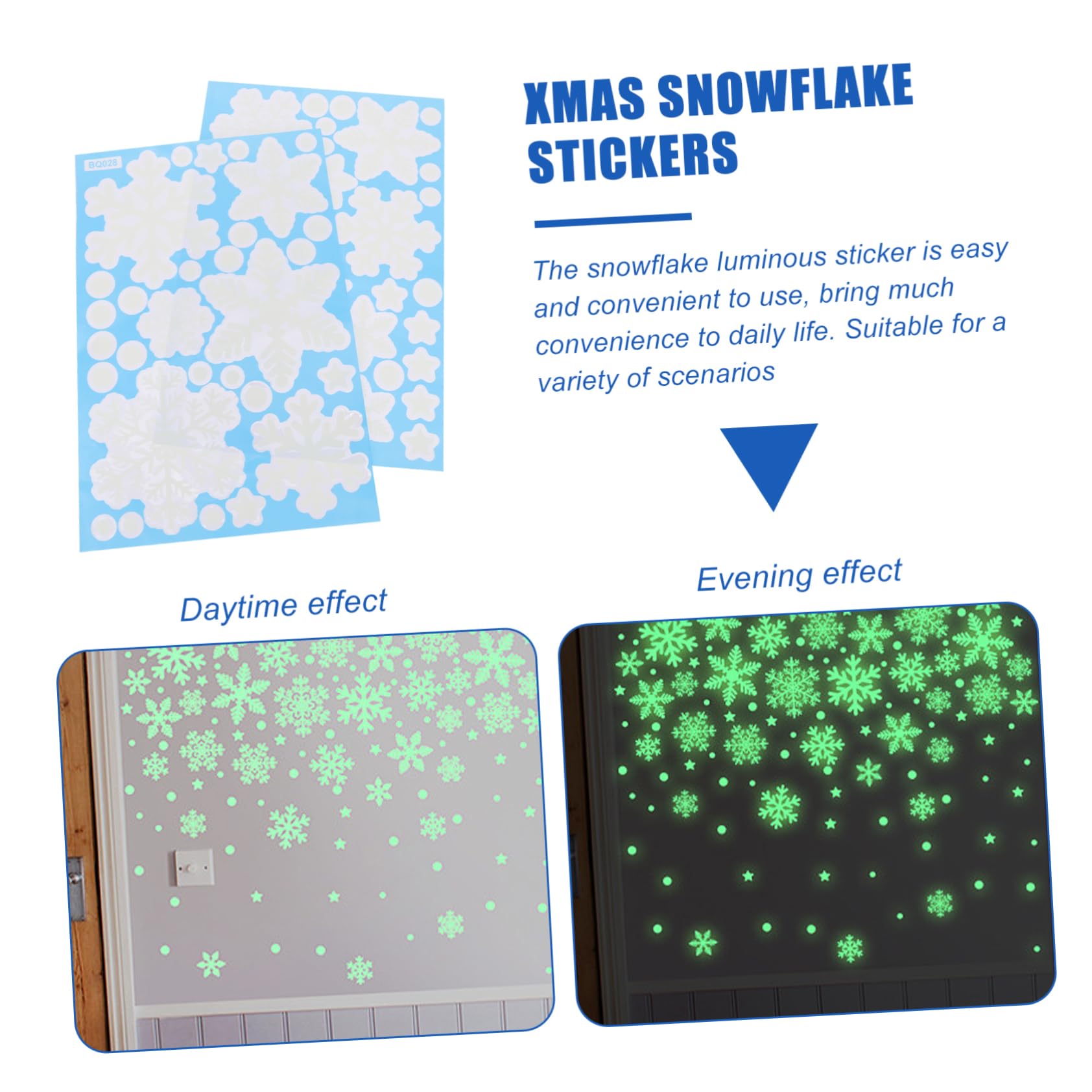 FRCOLOR 14blätter Weihnachtliche Schneeflocken Aufkleber Pvc Sticker Für Fenster Und Dekoration Weihnachtsdeko Für Zuhause Und Geschäfte
