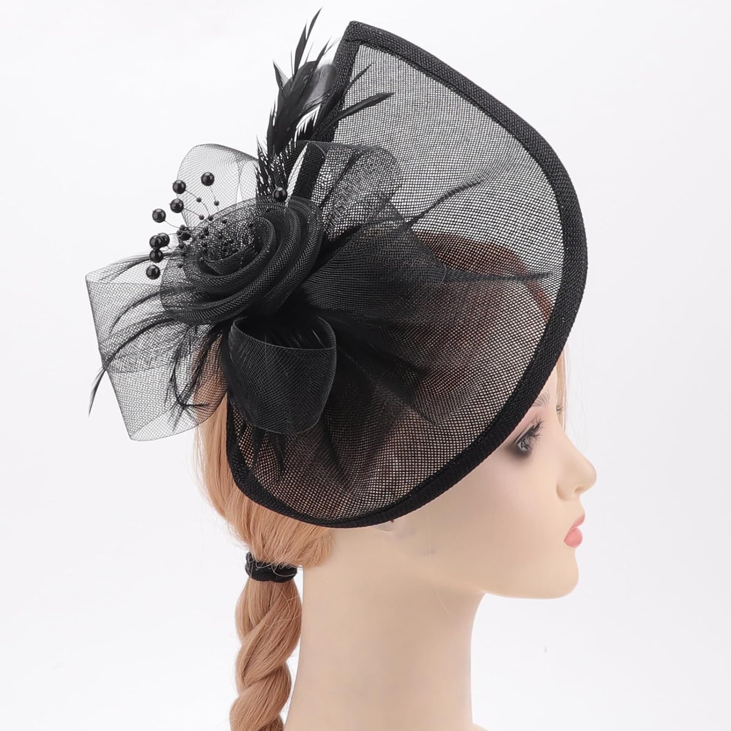 Women Fascinators Hats Flower Fascinators with Headband and Clip Tea Party Headwear for Women and Girls - Image 5