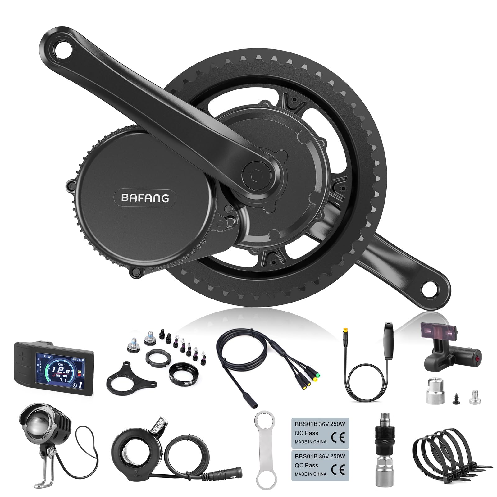 Bafang BBS01B 250W36Vフルセット BAFANG Orta motor 250W 350W 500W 750W 1000W 36V 48V 52V BBS01B