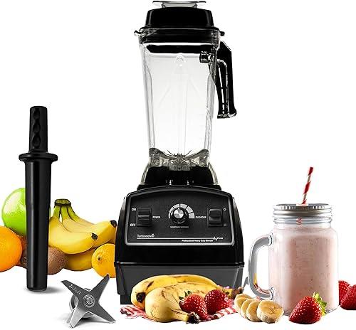 Miniatura 8 de Turbosaver Licuadora profesional TB79 1800W - 3.5HP, 35.000 RPM, grado comercial, trituración de hielo, tarro Tritan de 3.6L