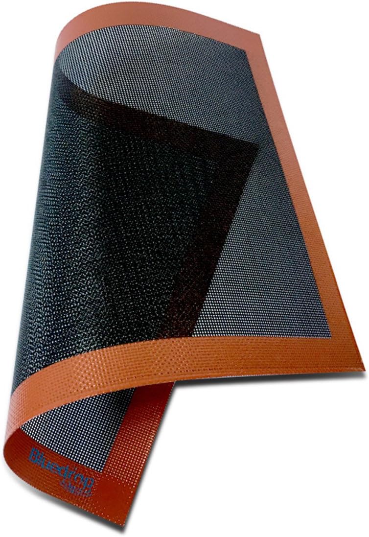 Silicone Bread Baking Mat | Non Stick Oven Liner | Perforated Steaming Mesh | for Half Sheet Size Cooking Sheet |11-4/5" x 15-3/4"