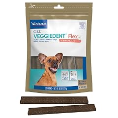 Virbac C E T VEGGIEDENT Flex Tartar Control Chews for Dogs - Multifunctional to Support Joint Health VOHC