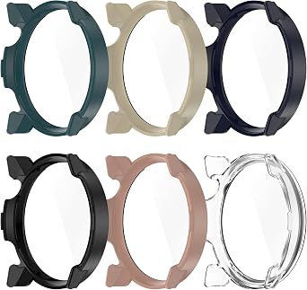 Case Compatible for COROS PACE 3, Case with Screen Protector [Tempered Glass] Full Around Hard PC Protective Case for for COROS PACE 3 Smartwatch (6Colors)