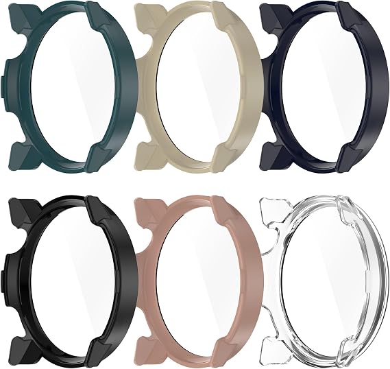 Case Compatible for COROS PACE 3, Case with Screen Protector [Tempered Glass] Full Around Hard PC Protective Case for for COROS PACE 3 Smartwatch (6Colors)