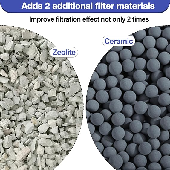 xmrs 12-Pack Large Replacement Filter Cartridges Compatible with Tetra Whisper Bio-Bag Filters Large Aquarium Filter Cartridges for Whisper 20i/40i /IQ20/30/45/60 PF20/30/40/60 Power Filters