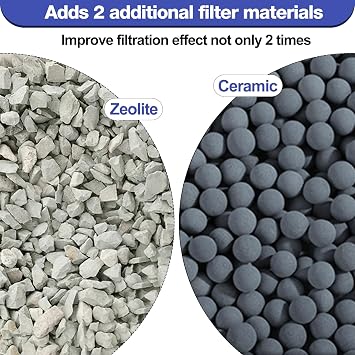 xmrs 12-Pack Large Replacement Filter Cartridges Compatible with Tetra Whisper Bio-Bag Filters Large Aquarium Filter Cartridges for Whisper 20i/40i /IQ20/30/45/60 PF20/30/40/60 Power Filters