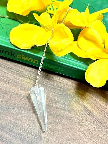 Miniatura 8 de Péndulo de cristal Jet Crystal Cono de cuarzo, sanación, meditación curativa, unisex, ágata, equilibrio de chakras, cono, espiritual, péndulo
