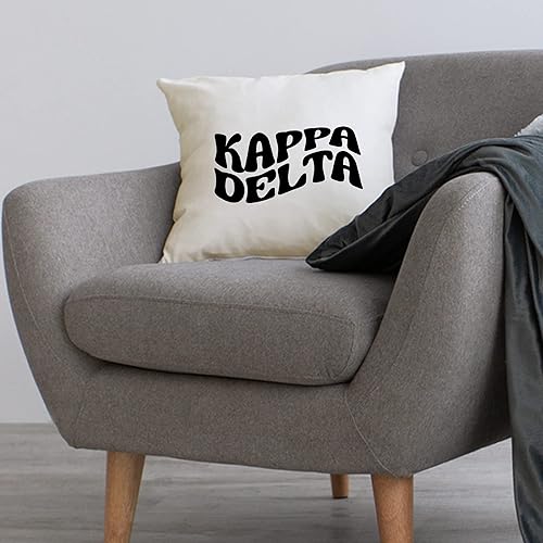 Miniatura 2 de Mod Kappa Delta - Funda de almohada de 18 x 18 pulgadas, fundas de almohada de hermandad de mujeres - Almohada decorativa de hermandad - Funda de