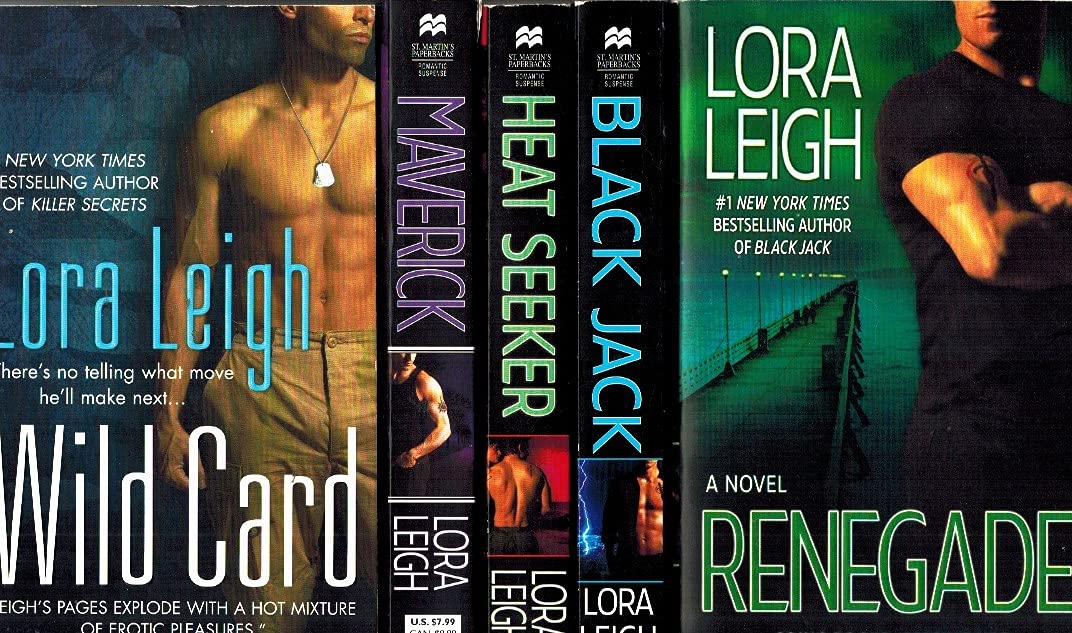 ELITE OPS SERIES BY LORA LEIGH BOOKS 1-5 WILD CARD, MAVERICK, HEAT SEEKER, BALCK JACK, RENEGADE ...