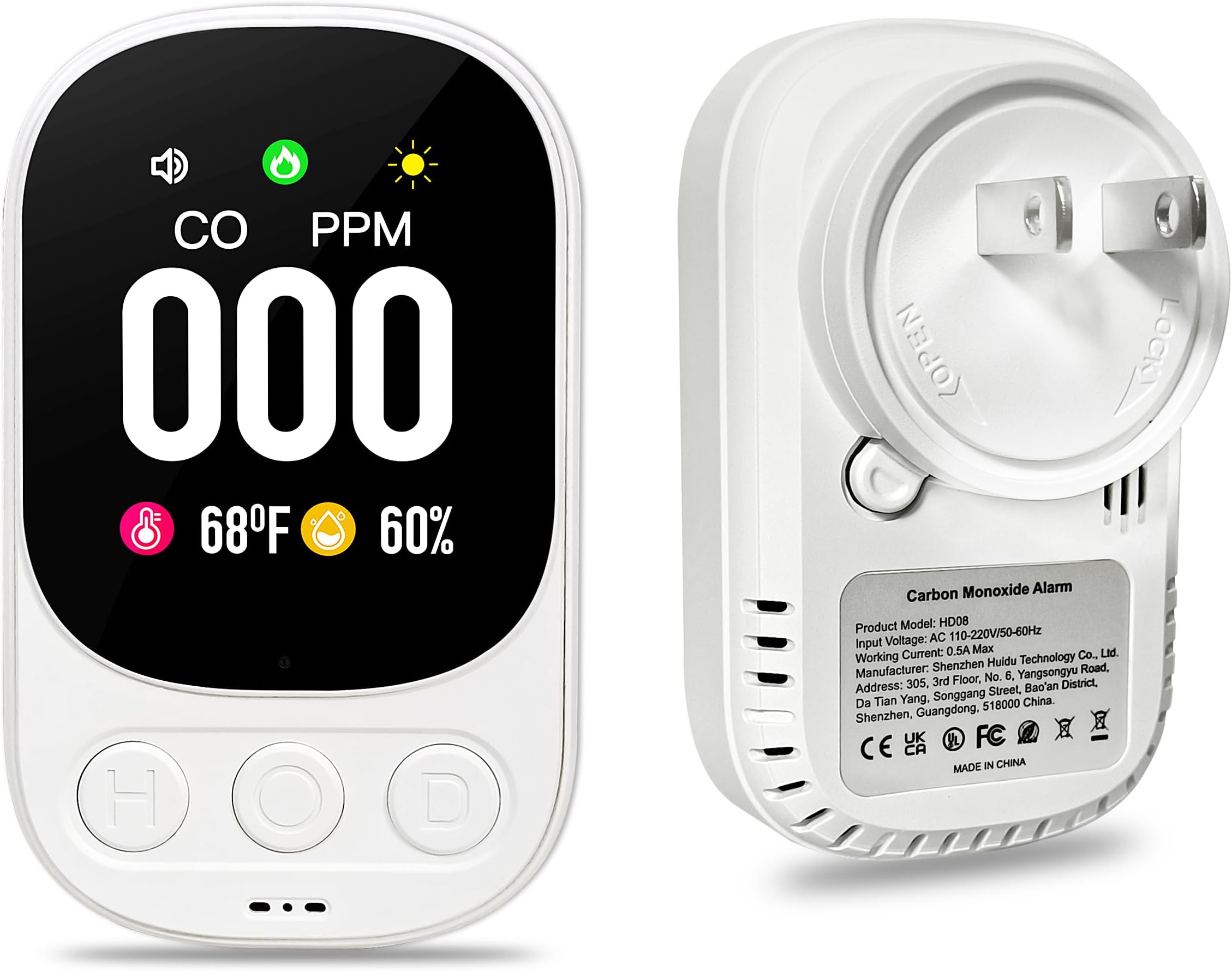 Carbon Monoxide Detector Plug In Beeping www.amazon.com