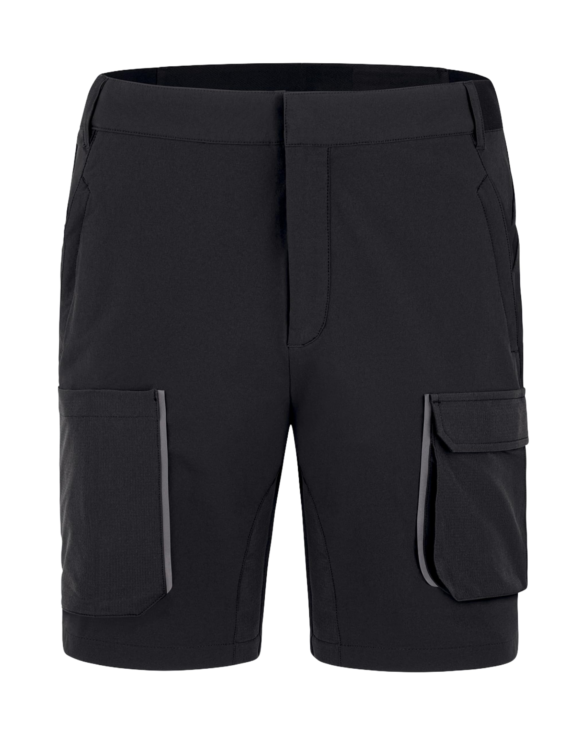 JAKO Corporate Teamwear Kurze Funktionshose Work – Ergonomische Arbeitshose für Herren mit 4-Wege-Stretch, Reflektoren & Cargo-Taschen für Arbeitsmaterial