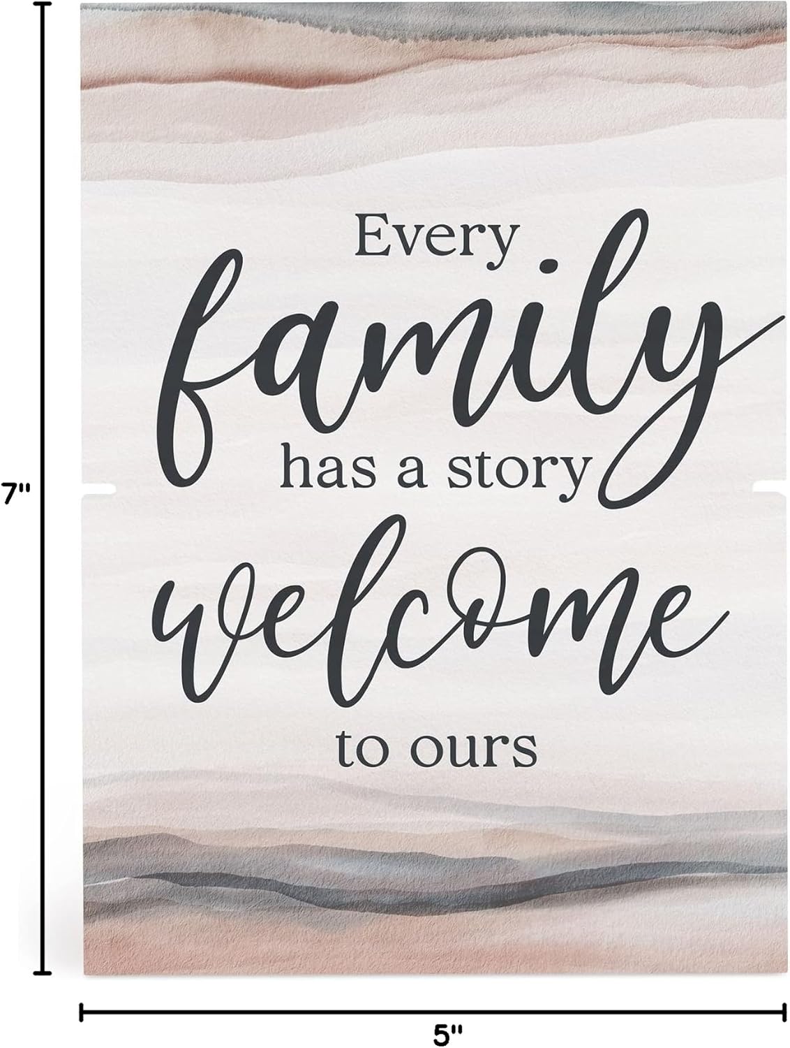 P. Graham Dunn Family Story Welcome White 7 x 5 Wood Story Board Photo Frame