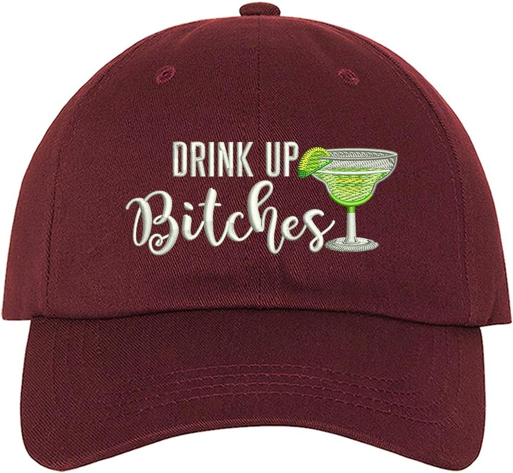 Prfcto Lifestyle Drink Up Bitches Baseball Cap - Unisex Hats - Funny Sayings Hat