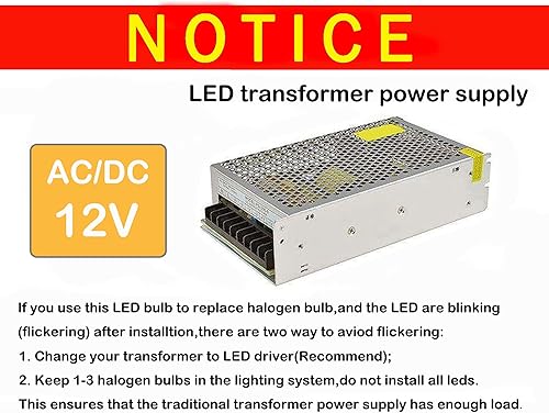 Miniatura 3 de Lamsky Bombilla LED GY6.35 equivalente a 50 W halógena, ACDC 12 V luz blanca de día 6000 K, GY6.35 base bi-pin tipo JC bombilla para lámpara