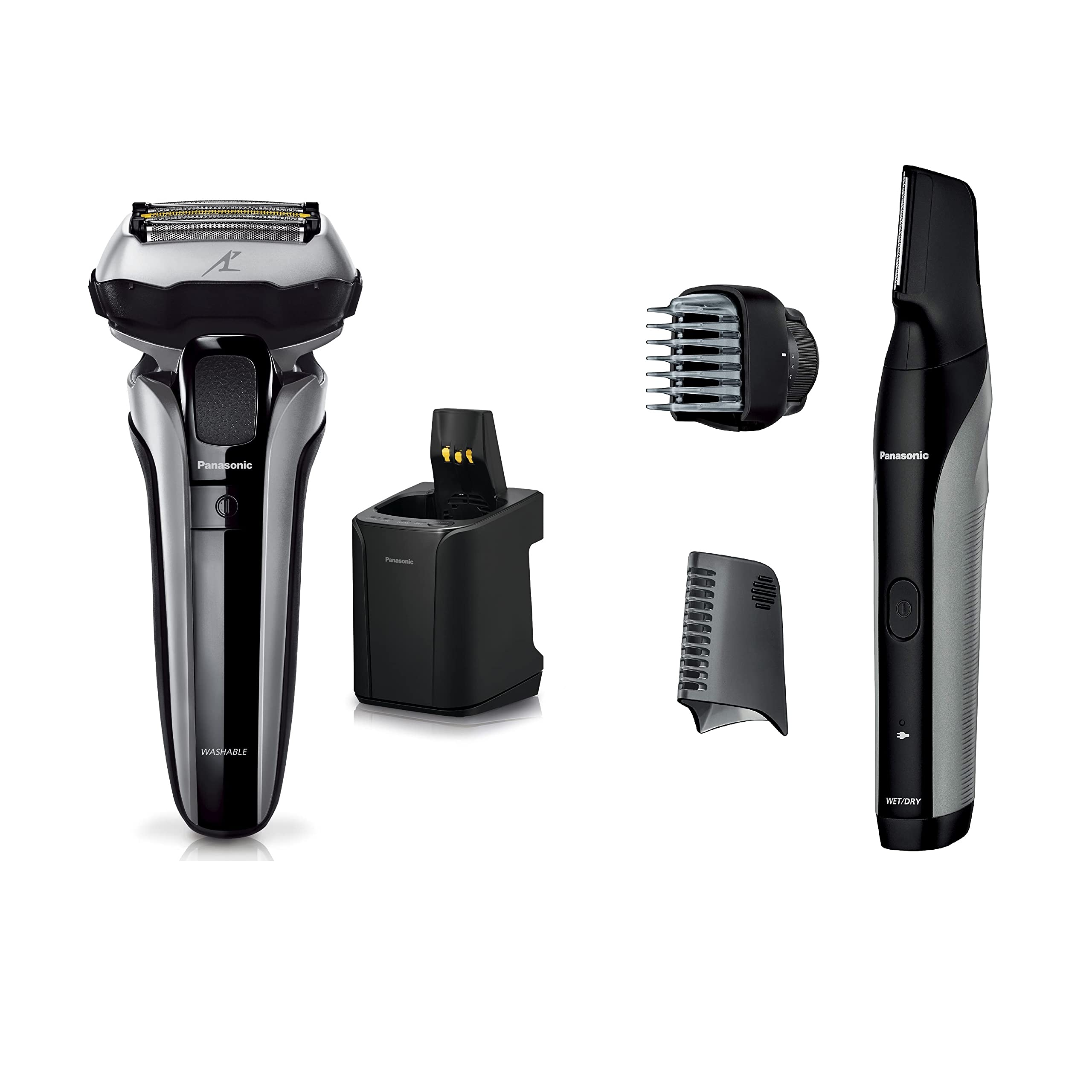 Amazon | パナソニック ラムダッシュ メンズシェーバー 5枚刃 洗浄器  