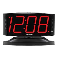 Sharp Swivel Base LED Alarm Clock