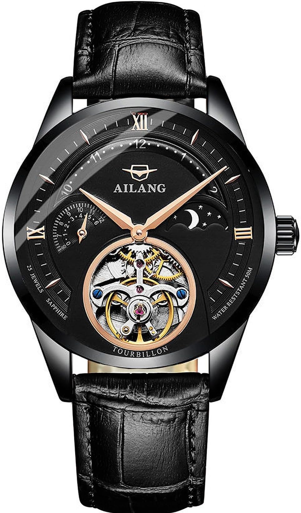 Men's Watch Automatic Mechanical Skeleton Ailang Watches