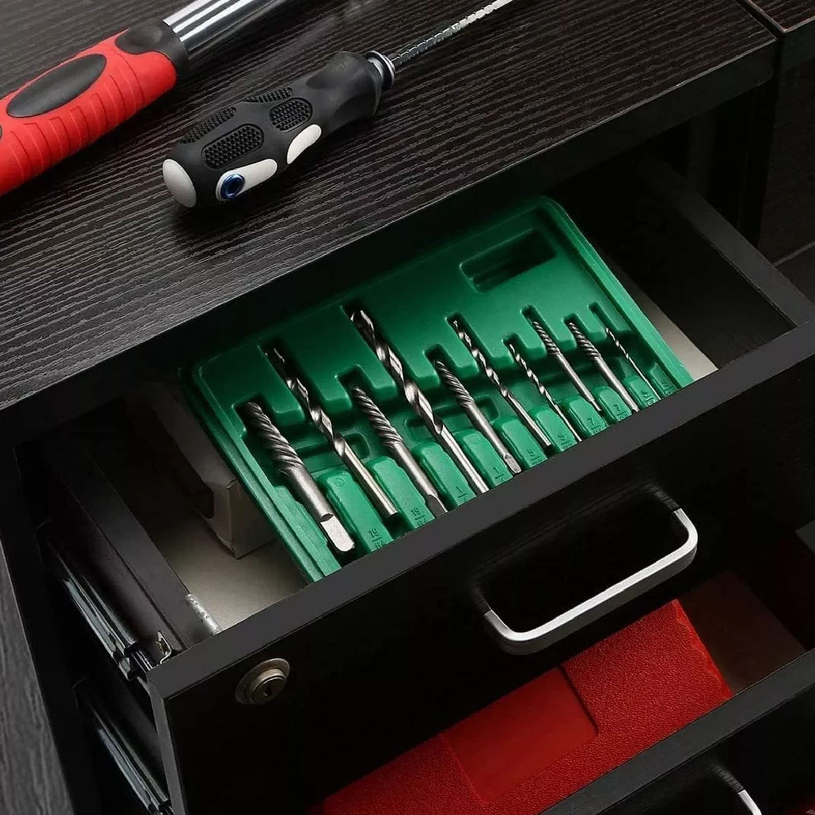11 Stks Tap Extractor, Beschadigde Schroef Extractor Set Gebroken Remover Kit Removal Tool Voor Machine Reparatie 11 Stks Tap Extractor, Beschadigde Schroef Extractor Set Gebroken Remover Kit Removal Tool Voor Machine Reparatie
