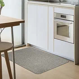 1 Tapete Cozinha Super Antiderrapante Absorvente Ln 45x65 Vr (BEGE escuro claro palha)