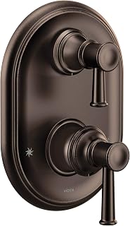 Moen UT3322ORB Belfield M-CORE 3-Series 2-Handle Shower Trim with Integrated Transfer, Valve Required, Oil Rubbed Bronze