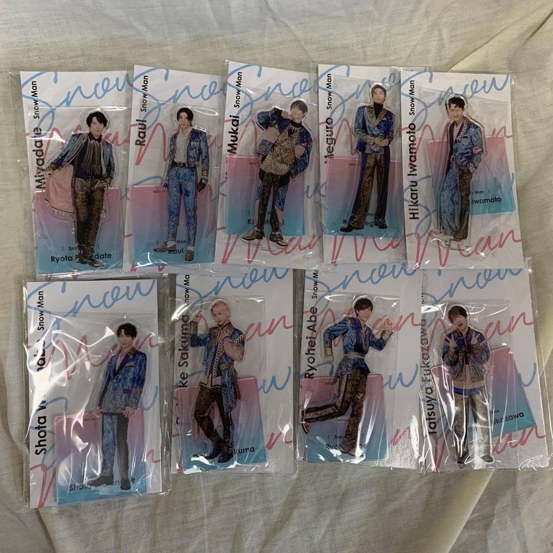 【新品未開封】Man 8人 アクリルスタンド アクスタfest スノ Snow Man アクスタfest X Amazon.co.jp: Snow Man 【阿部亮平 アクリル