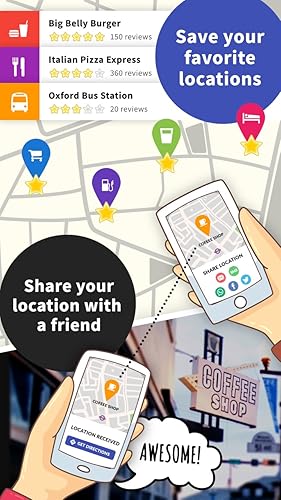 Better Maps. GPS Navigation. More location info. Offline Maps.