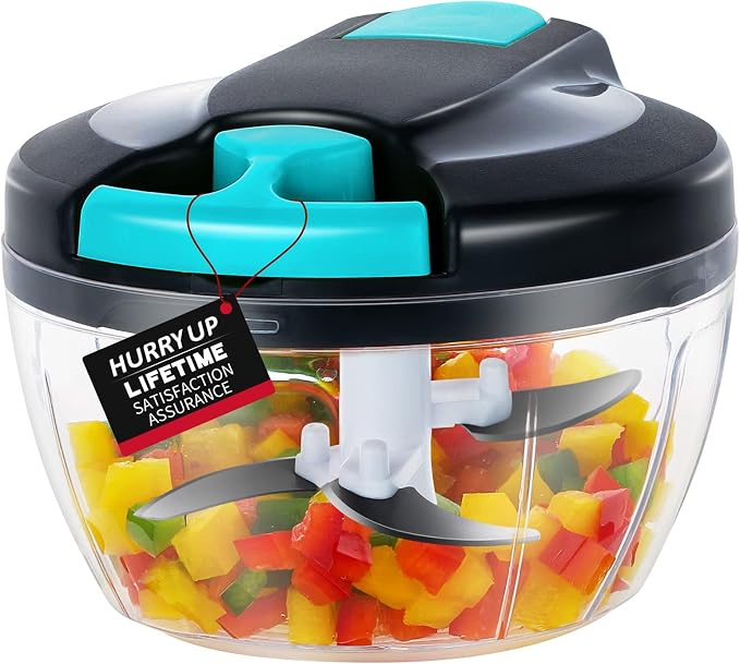 Hachoir électrique 250ML - 3 Lames Inox - Jasfyee - Pour Ail, Oignon, Viande