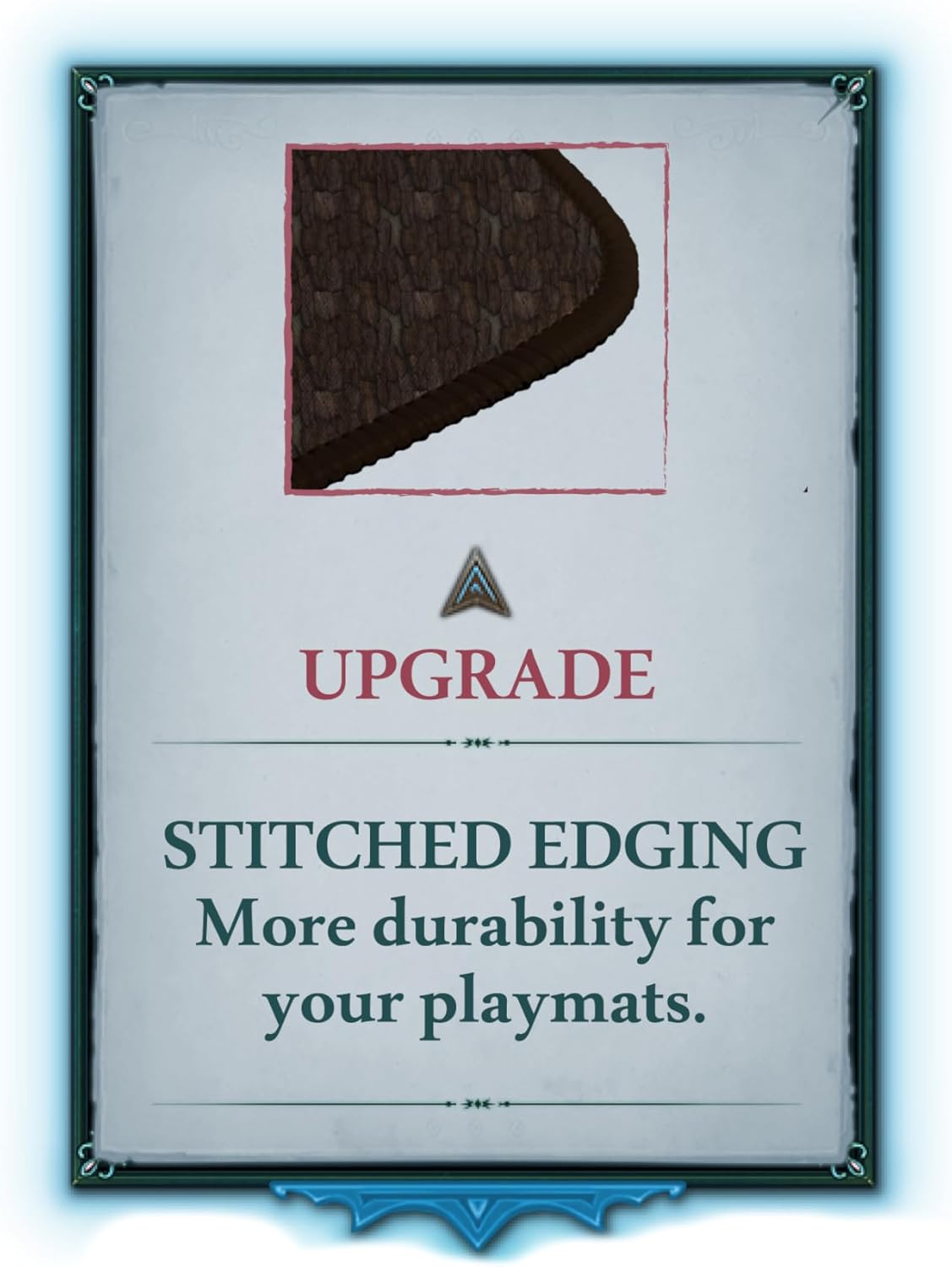 Double-Sided Scenario Playmat with Stitched Edging