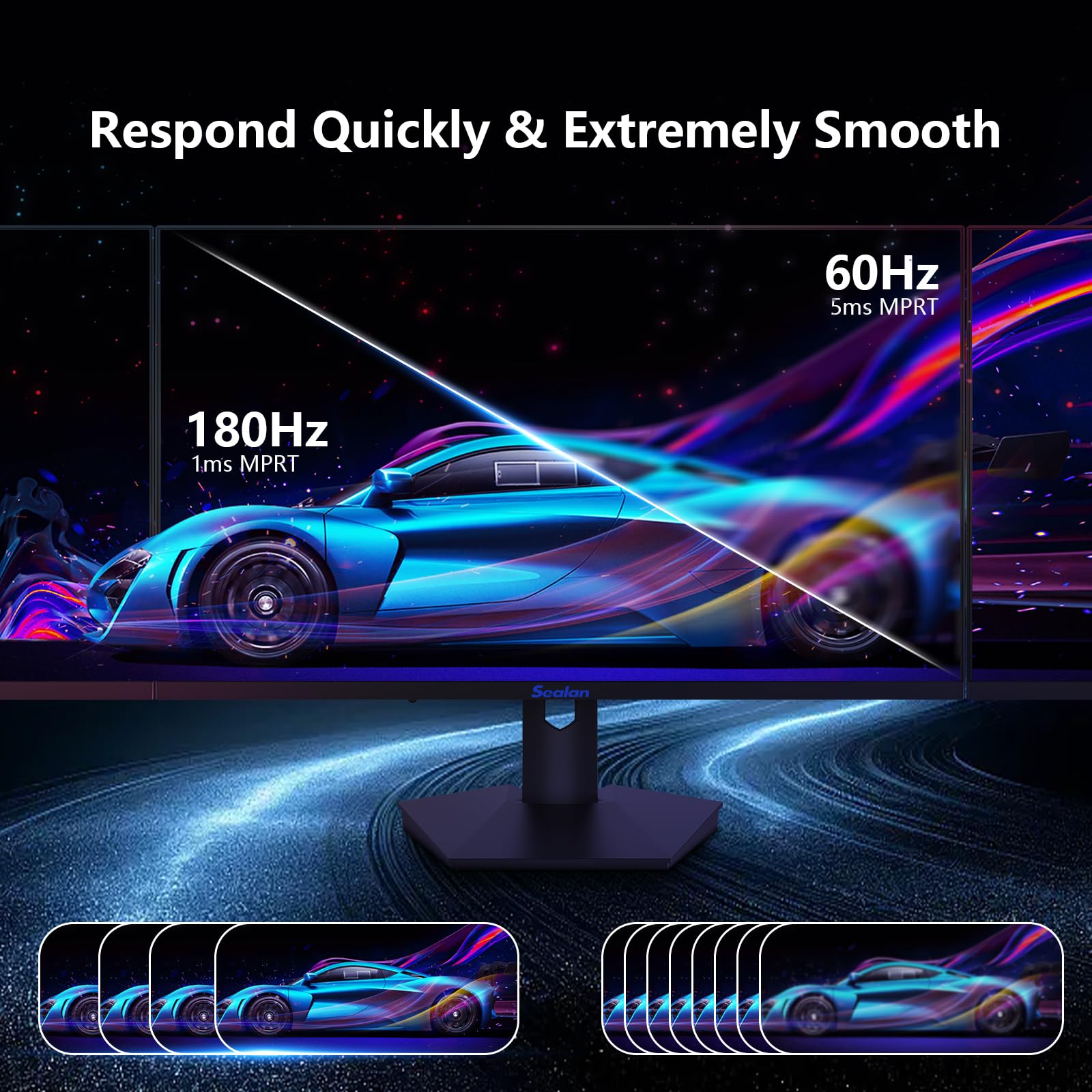 Snapklik.com : Sealan 27 Inch Gaming Computer Monitor,QHD 2560x1440 ...