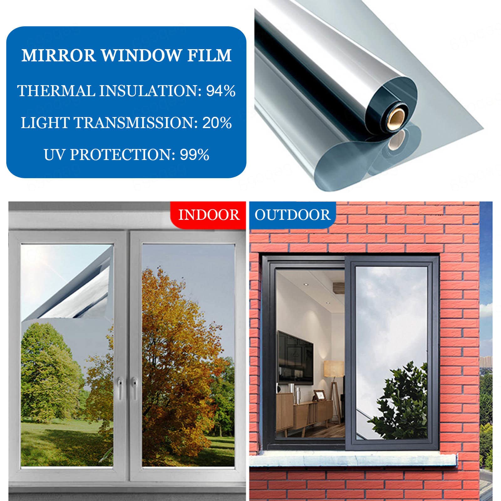 Haton Pellicola Trasparente Unidirezionale Per Finestre In Vetro